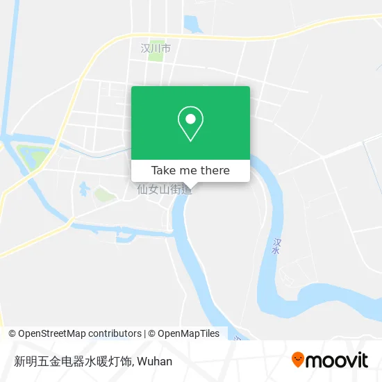 新明五金电器水暖灯饰 map