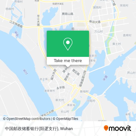 中国邮政储蓄银行(阳逻支行) map