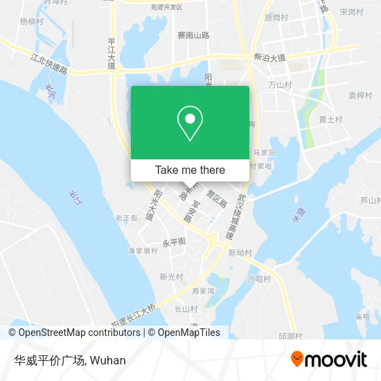 华威平价广场 map
