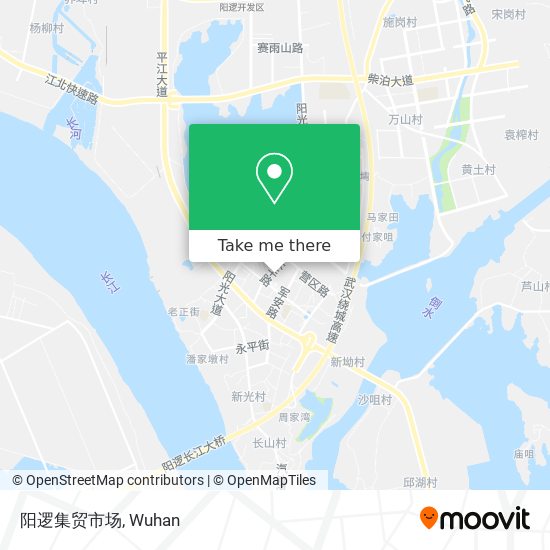 阳逻集贸市场 map