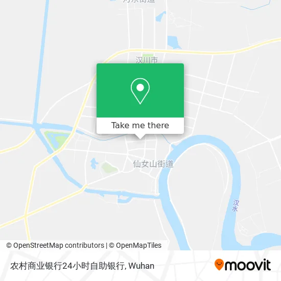 农村商业银行24小时自助银行 map