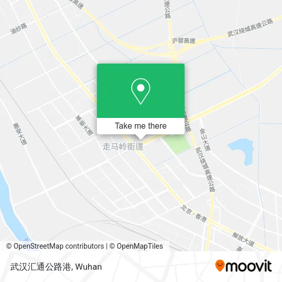 武汉汇通公路港 map