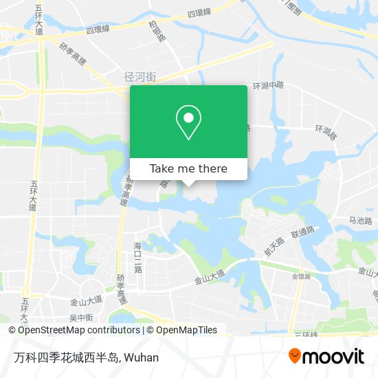 万科四季花城西半岛 map