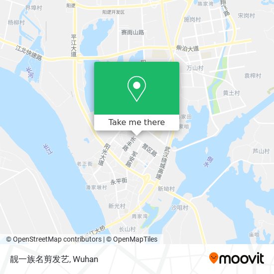 靓一族名剪发艺 map