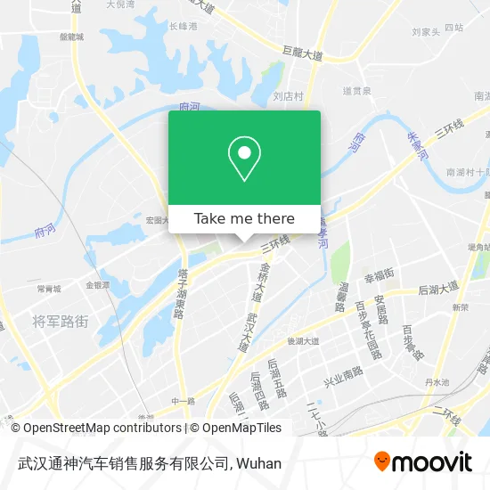 武汉通神汽车销售服务有限公司 map