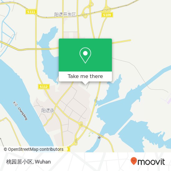 桃园居小区 map