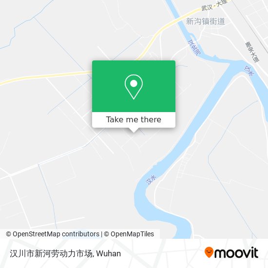 汉川市新河劳动力市场 map