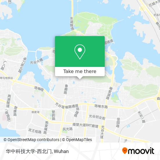 华中科技大学-西北门 map