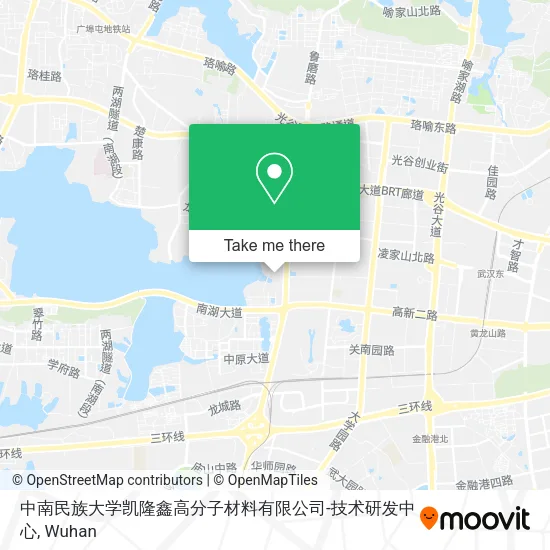 中南民族大学凯隆鑫高分子材料有限公司-技术研发中心 map