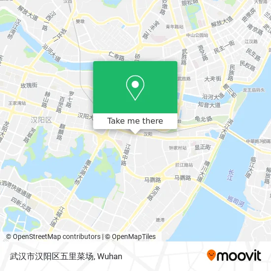 武汉市汉阳区五里菜场 map
