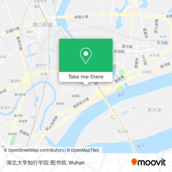 湖北大学知行学院-图书馆 map