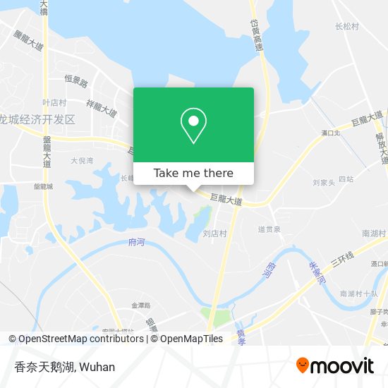 香奈天鹅湖 map