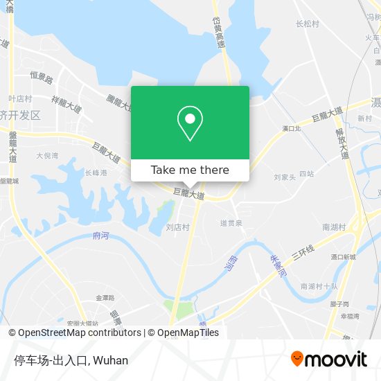 停车场-出入口 map