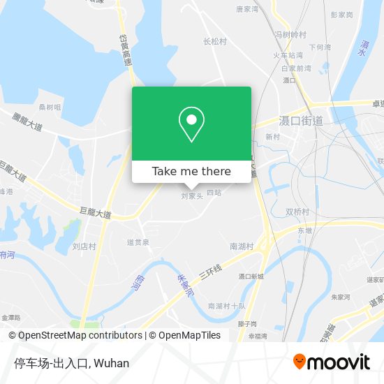 停车场-出入口 map