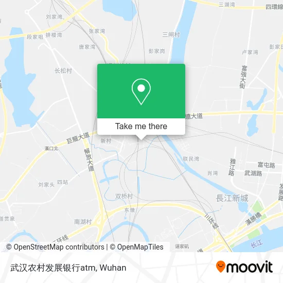 武汉农村发展银行atm map