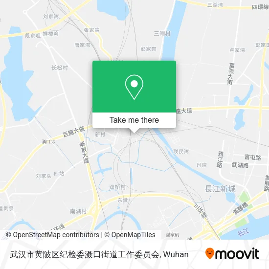 武汉市黄陂区纪检委滠口街道工作委员会 map