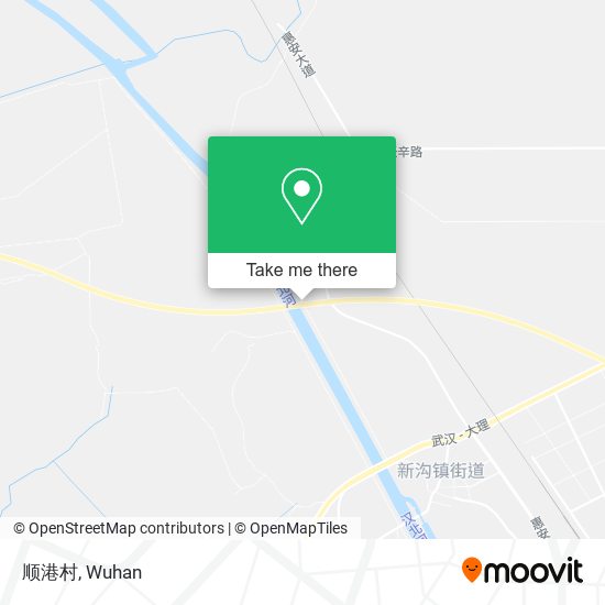 顺港村 map