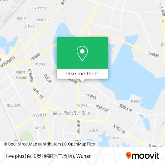 five plus(百联奥特莱斯广场店) map