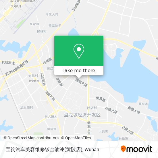 宝驹汽车美容维修钣金油漆(黄陂店) map