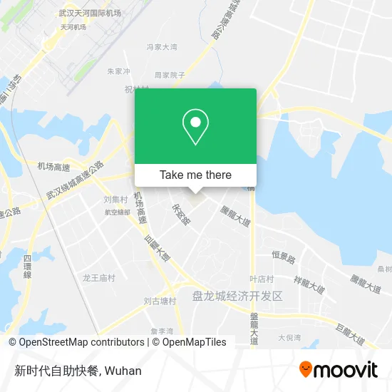 新时代自助快餐 map