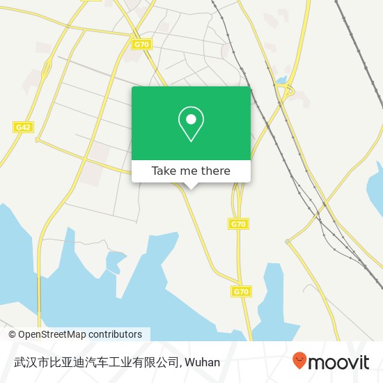 武汉市比亚迪汽车工业有限公司 map
