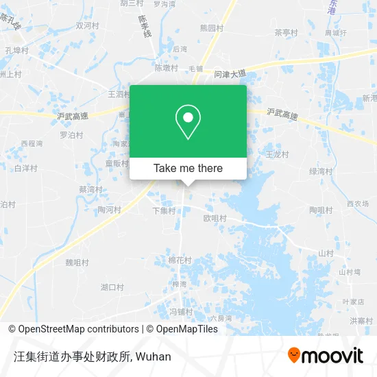 汪集街道办事处财政所 map