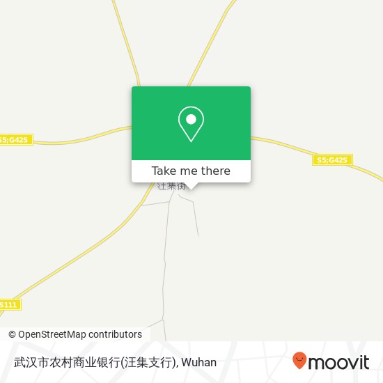 武汉市农村商业银行(汪集支行) map