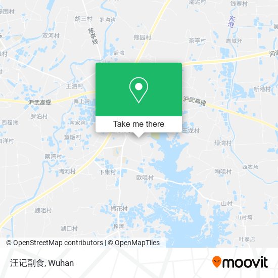 汪记副食 map