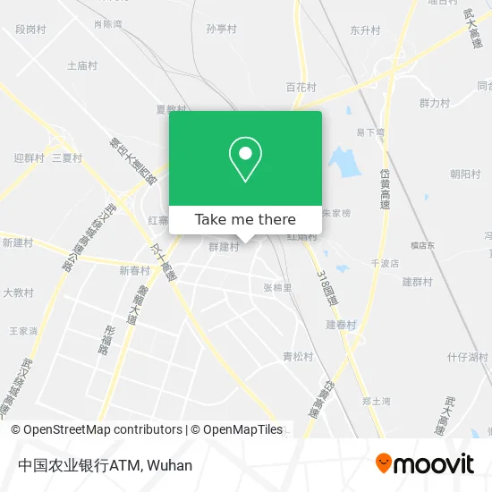 中国农业银行ATM map