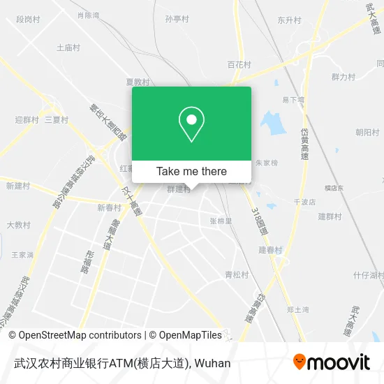 武汉农村商业银行ATM(横店大道) map