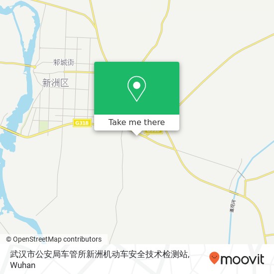 武汉市公安局车管所新洲机动车安全技术检测站 map