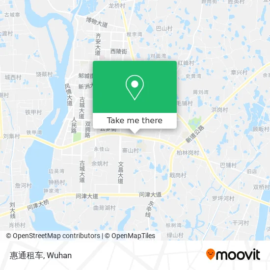 惠通租车 map