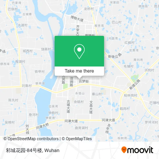 邾城花园-84号楼 map