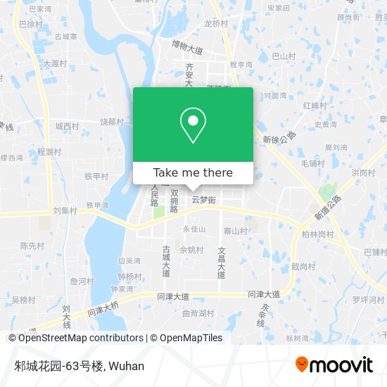 邾城花园-63号楼 map
