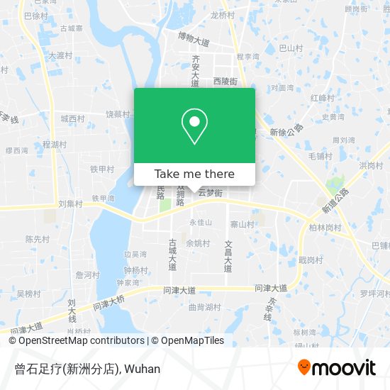 曾石足疗(新洲分店) map