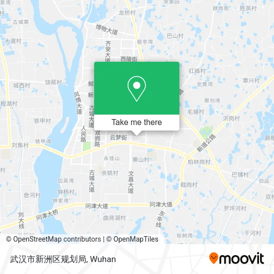 武汉市新洲区规划局 map