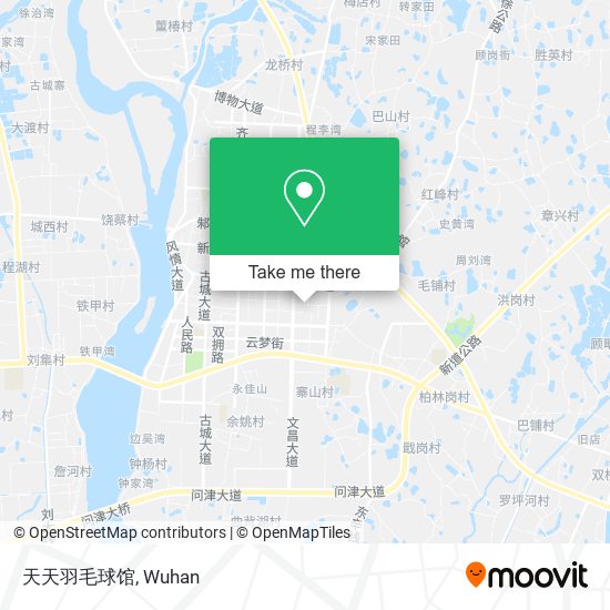 天天羽毛球馆 map