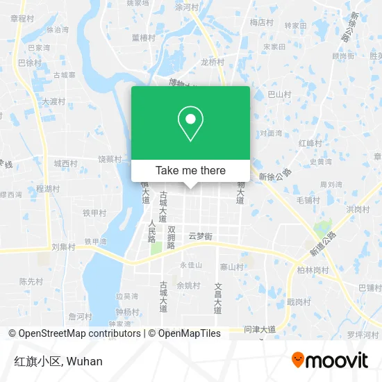 红旗小区 map