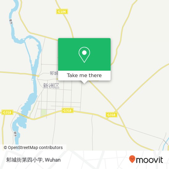 邾城街第四小学 map