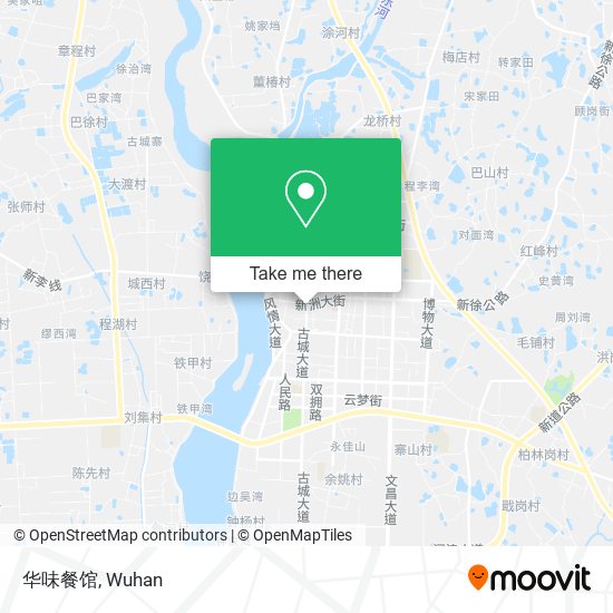 华味餐馆 map
