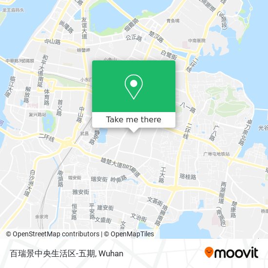 百瑞景中央生活区-五期 map