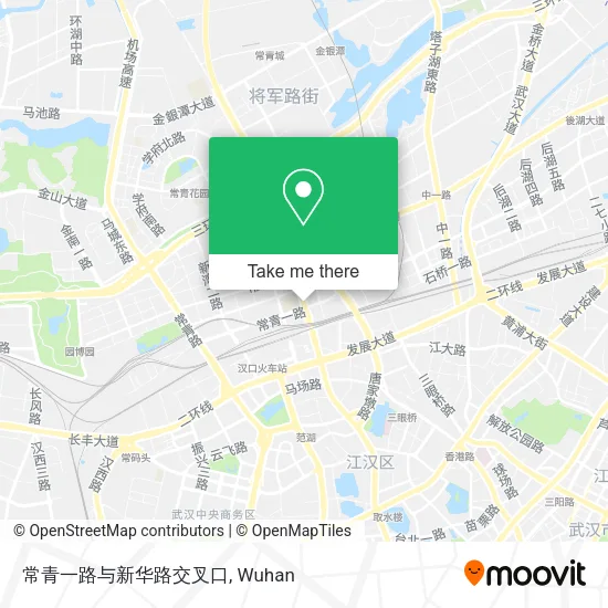 常青一路与新华路交叉口 map
