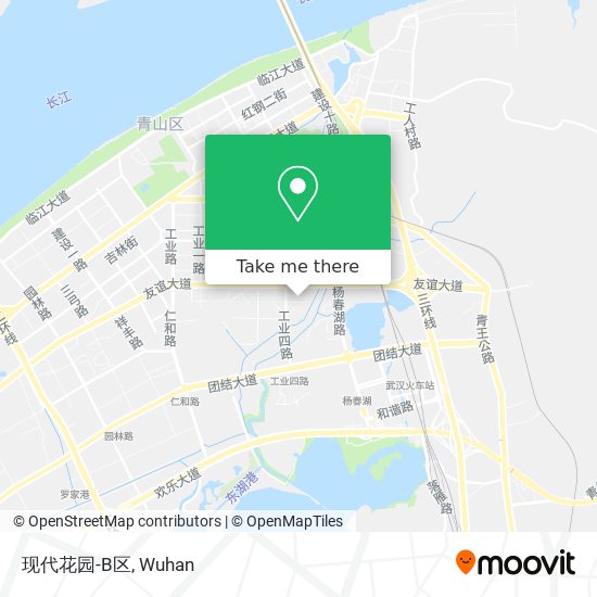 现代花园-B区 map
