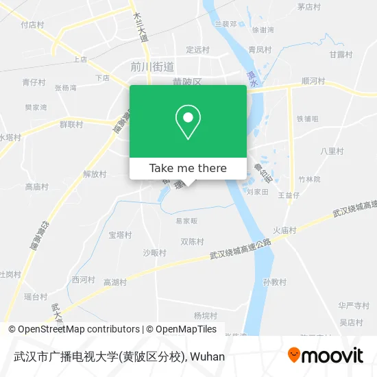 武汉市广播电视大学(黄陂区分校) map