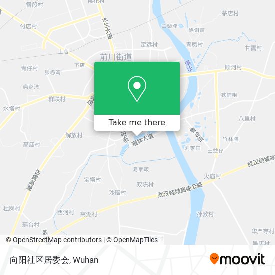 向阳社区居委会 map