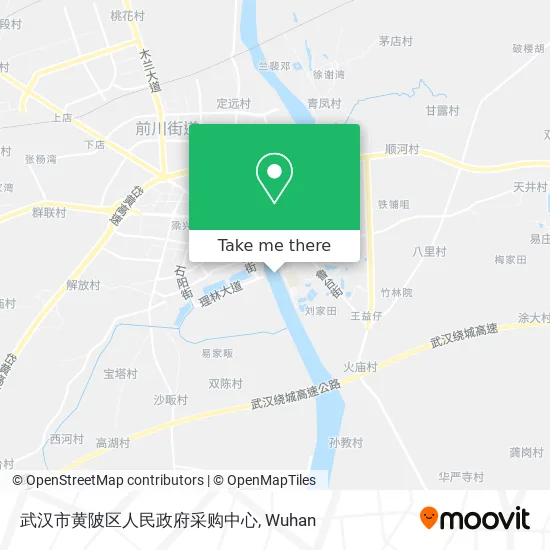 武汉市黄陂区人民政府采购中心 map