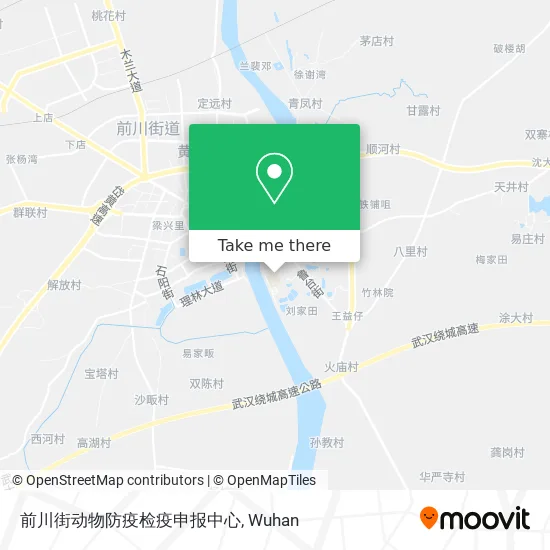 前川街动物防疫检疫申报中心 map