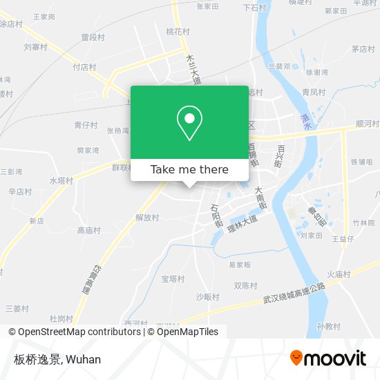 板桥逸景 map