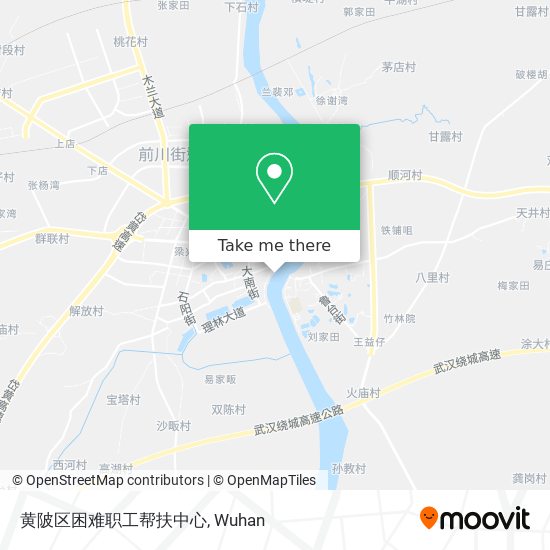 黄陂区困难职工帮扶中心 map
