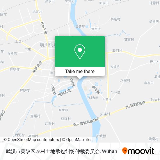 武汉市黄陂区农村土地承包纠纷仲裁委员会 map